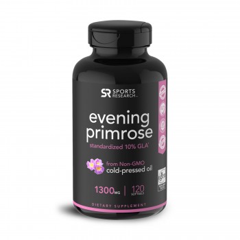 Evening Primrose 1300mg 120s Sports Research venc:10/23