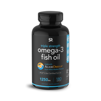 Omega 3 Fish Oil AlaskaOmega® 1250mg 180 softgels Sports Research
