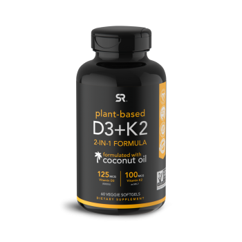 Vitamina K2 + D3 100mcg K2, 125mg D3 60s Sports Research