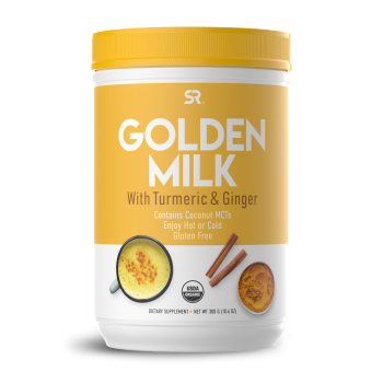 Golden Milk Leite Dourado com Cúrcuma e Gengibre 30 servings Sports Research 