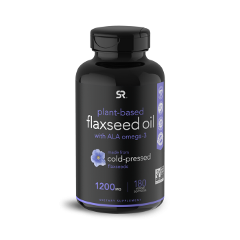 Óleo de Linhaça Flaxseed oil 1200mg 180 vsoftgels Sports Research