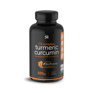 Curcumina açafrão - Turmeric Curcumin Sports Research 120s